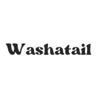 Washatail logo – eco-friendly, plant-based dog shampoo sheets brand