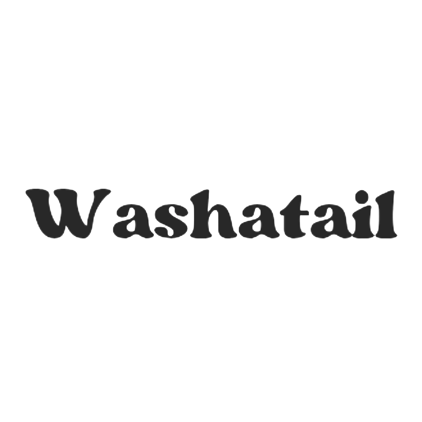 Washatail logo – eco-friendly, plant-based dog shampoo sheets brand